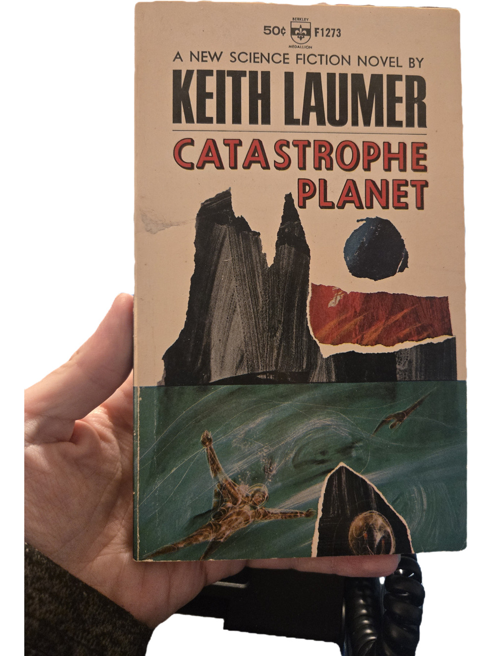 Catastrophe Planet Keith Laumer Vintage 1969 Sci-Fi Paperback Book